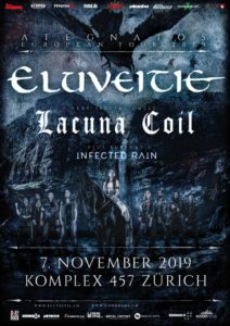 Eluveitie - Komplex 457 Zürich 2019 (Plakat)