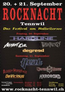 Rocknacht Tennwil 2019 - Flyer