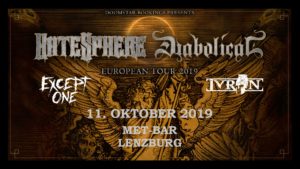 HateSphere - Met-Bar Lenzburg 2019 (Flyer)