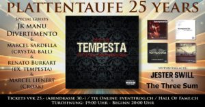 Tempesta (Plattentaufe) - Hall of Fame Wetzikon 2019