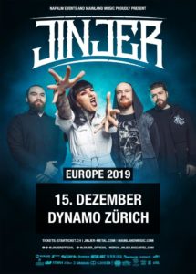 Jinjer - Dynamo Zürich 2019 (Flyer)