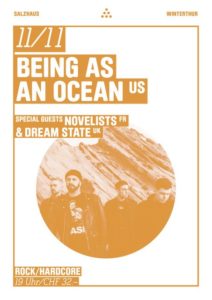 Being As An Ocean - Salzhaus Winterthur 2019 (Flyer)