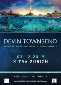 Devin Townsend - x-Tra Zürich 2019 (Flyer)