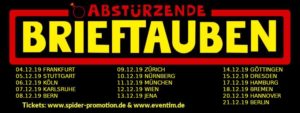 Abstürzende Brieftauben - Tour 2019 - Dynamo Zürich