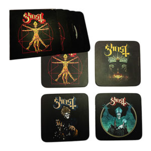 Ghost Bierdeckel 4er-Pack