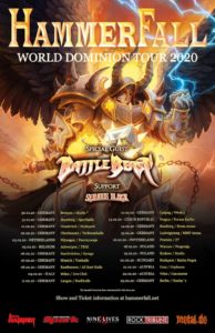 HammerFall - World Dominion Tour 2020