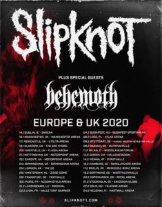 Slipknot - European Tour 2020