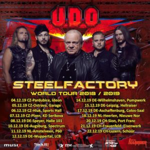 U.D.O. Steelfactory Tour 2019