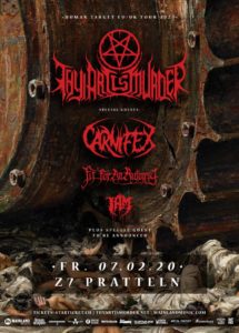 Thy Art Is Murder - Z7 Pratteln 2020 (Plakat)