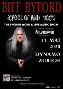 Biff Byford - Dynamo Zürich 2020 (Plakat)