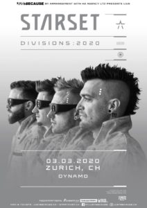 Starset - Dynamo Zürich 2020 (Flyer)