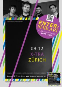 Enter Shikari - X-Tra Zürich 2020 (Flyer)