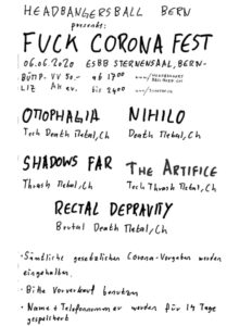 Fuck Corona Fest - Sternensall Bern 2020