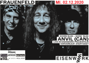 Anvil - Eisenwerk Frauenfeld 2020 (neues Datum)