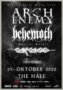Arch Enemy - Behemoth - The Hall Zürich 2022 (Plakat)