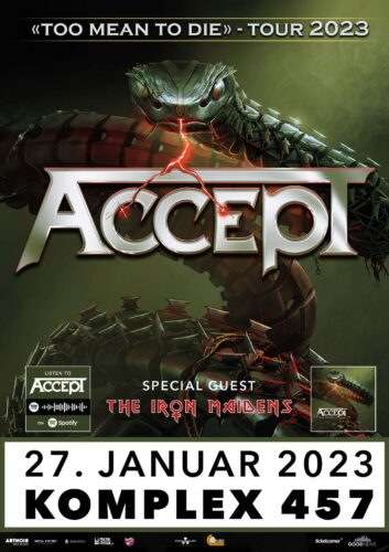 Accept - Komplex 457 Zürich 2023 - Plakat neu