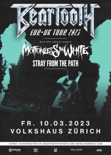 Beartooth - Volkshaus Zürich 2023 neu