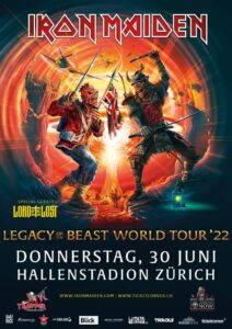 Iron Maiden - Hallenstadion Zürich 2022 (Plakat - neu)