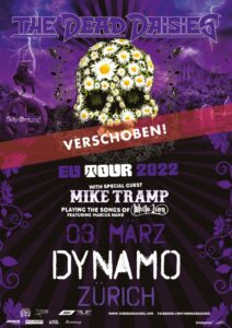 Dead Daisies - Dynamo Zürich 2022 (Plakat - verschoben)