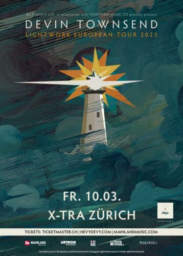Devin Townsend - X-Tra Zürich 2023 (Flyer)