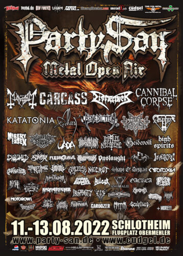 Party.San Metal Open Air (P:S:O:A) 2022 (Flyer)