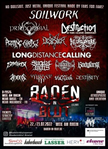 Baden in Blut Open Air 2022 (Flyer)