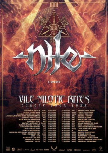 Nile - Europa Tour 2022