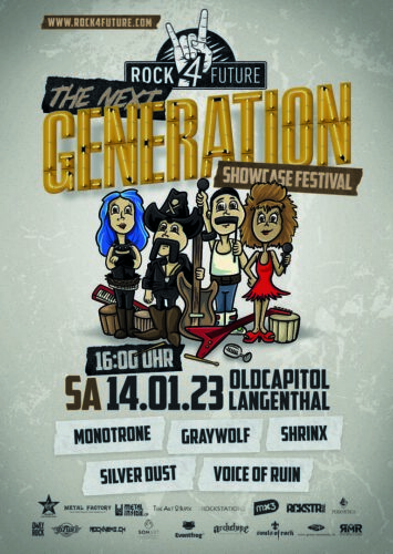 Rock4Future - Old Capitol Langenthal 2023 Plakat