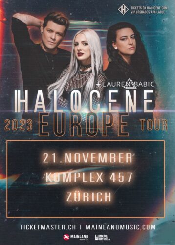 Halocene - Dynamo Zürich 2023 - Flyer