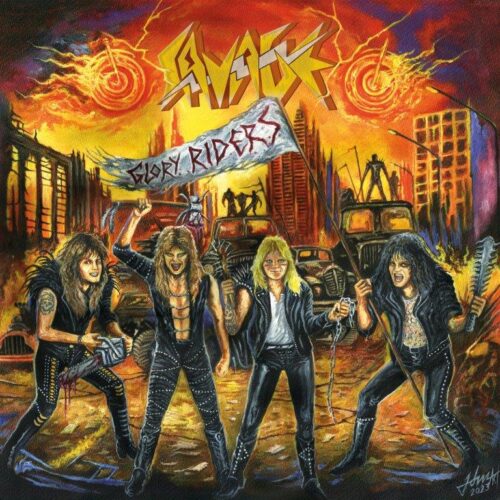Savage Glory - Riders (Cover Artwork - Metal)