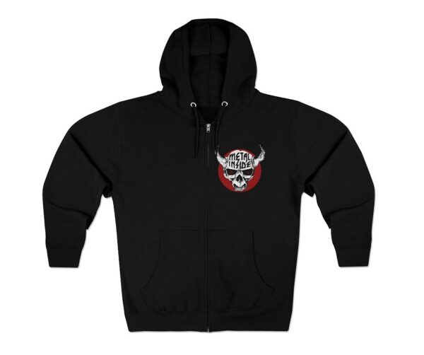 Show Your Metal Hoodie Zipper - red front