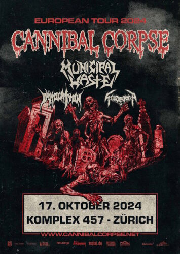 Cannibal Corpse - Komplex 457 Zürich 2024