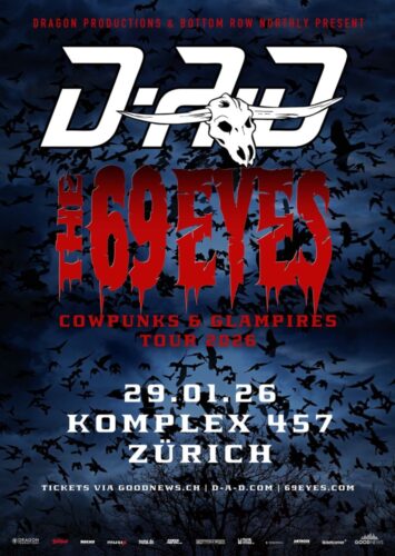 D-A-D & The 69 Eyes - Komplex 457 Zürich 2026