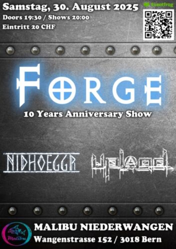 Forge, Nidhoeggr, Upload - Malibu Bern 2025