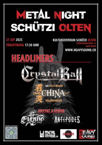 Crystal Ball, China, Elcano, Antipodes - Schützi Olten 2025
