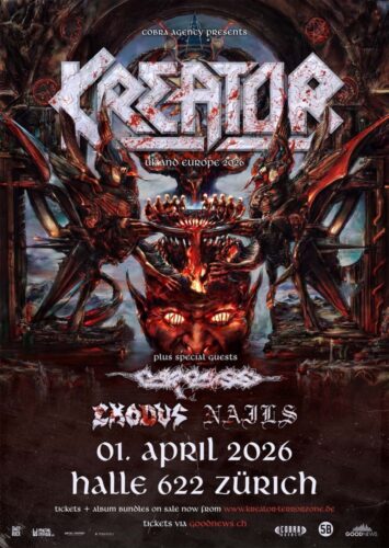 Kreator - Halle 622 Zürich 2026