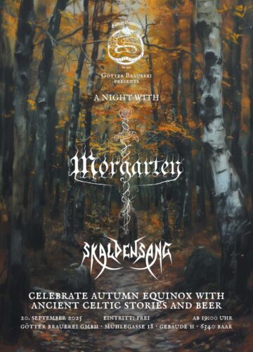 Morgarten, Skaldensang - Götter Brauerei 2025 (Flyer)