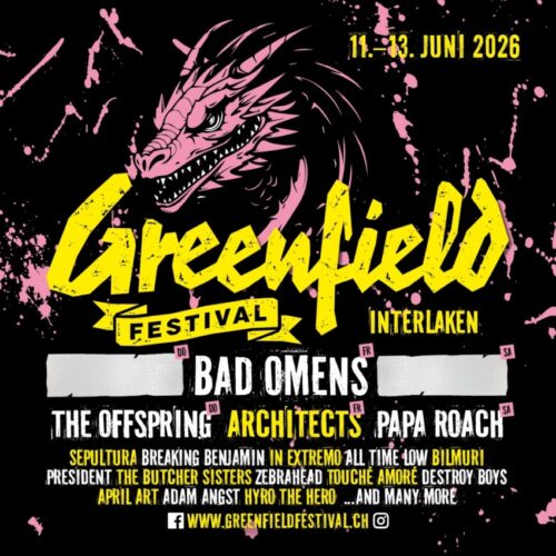 Greenfield Festival 2026 - Plakat offiziell 1