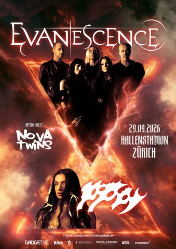Evanescence, Poppy, Nova Twins - Hallenstadion Zürich 2026
