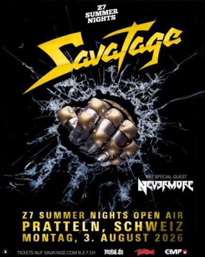 Savatage, Nevermore (Z7 Summer Nights Open Air) - Z7 Pratteln 2026