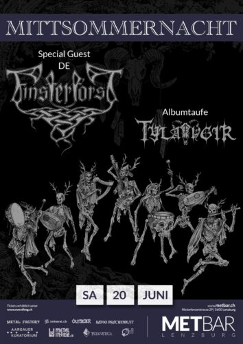 Finsterforst, Tylangir (Albumtaufe) - Met-Bar Lenzburg 2026 (Flyer)