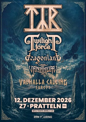 Týr, Twilight Force, Dragonland, Vanaheim - Z7 Pratteln 2026 (Flyer)