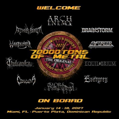 2026 70'000 Tons of Metal 2027 - erste Bands