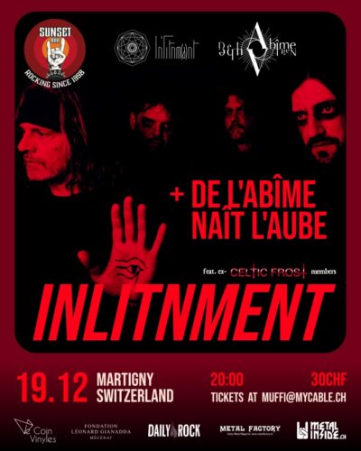 Inlitnment, De L’Abîme Naît L’Aube - Sunset Bar Martigny 2026