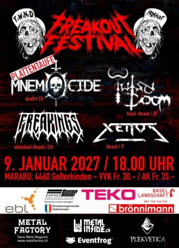 Freakout Festival - Marabu Gelterkinden 2026