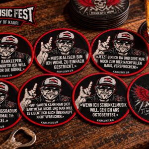Kaufi Bierdeckel 6er-Set