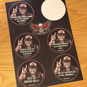 Kaufi Sticker 5er Set mit Sprüchen